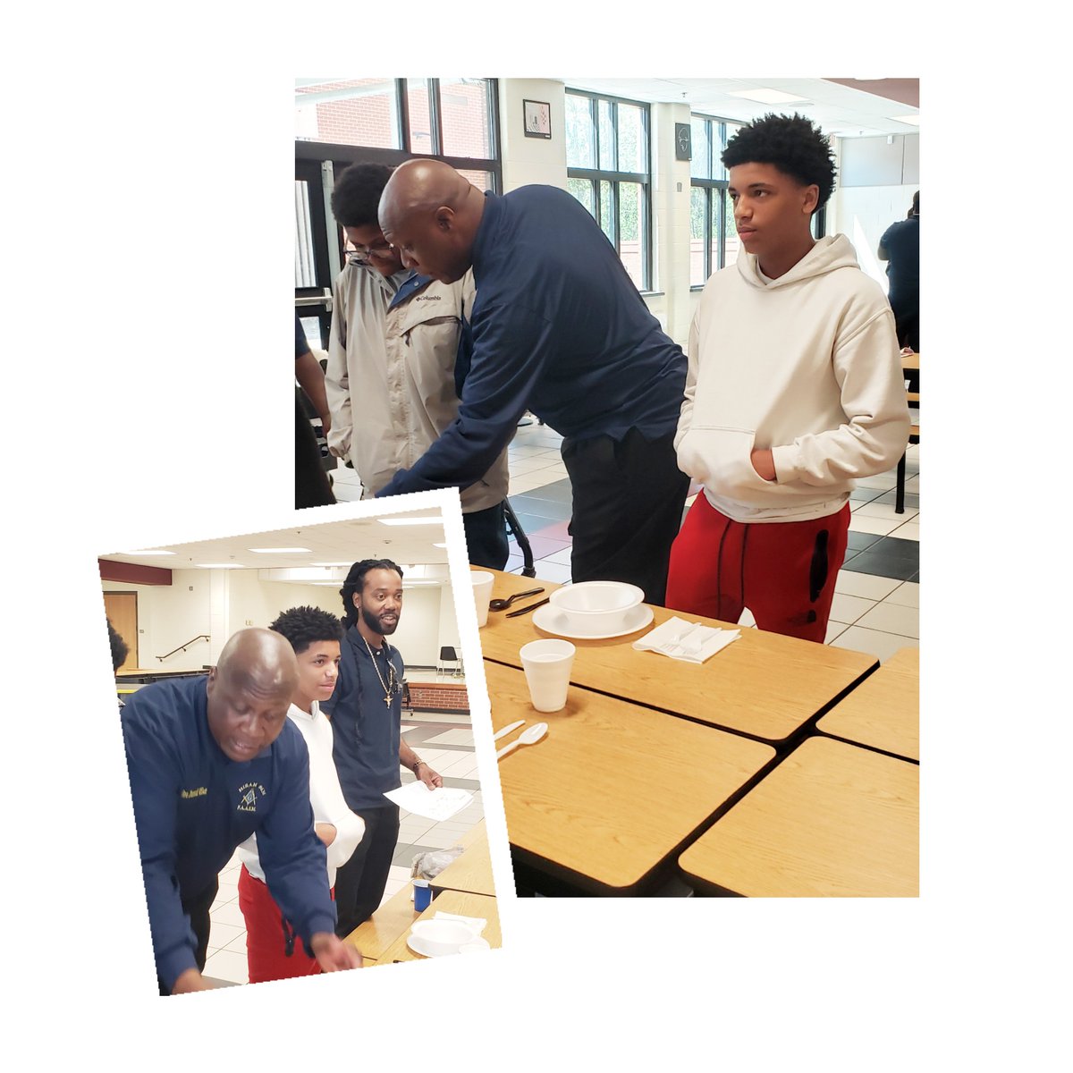 KimCayetano4's tweet photo. The Young Kings of Herschel Jones Middle School learned lessons of basic table etiquettes by the Hiram Masons #636 FASYM this past Saturday. 
#YoungKingsMatter🍽
#HJMS❤HiramMasons🫖 https://t.co/FvDkNr2CAJ