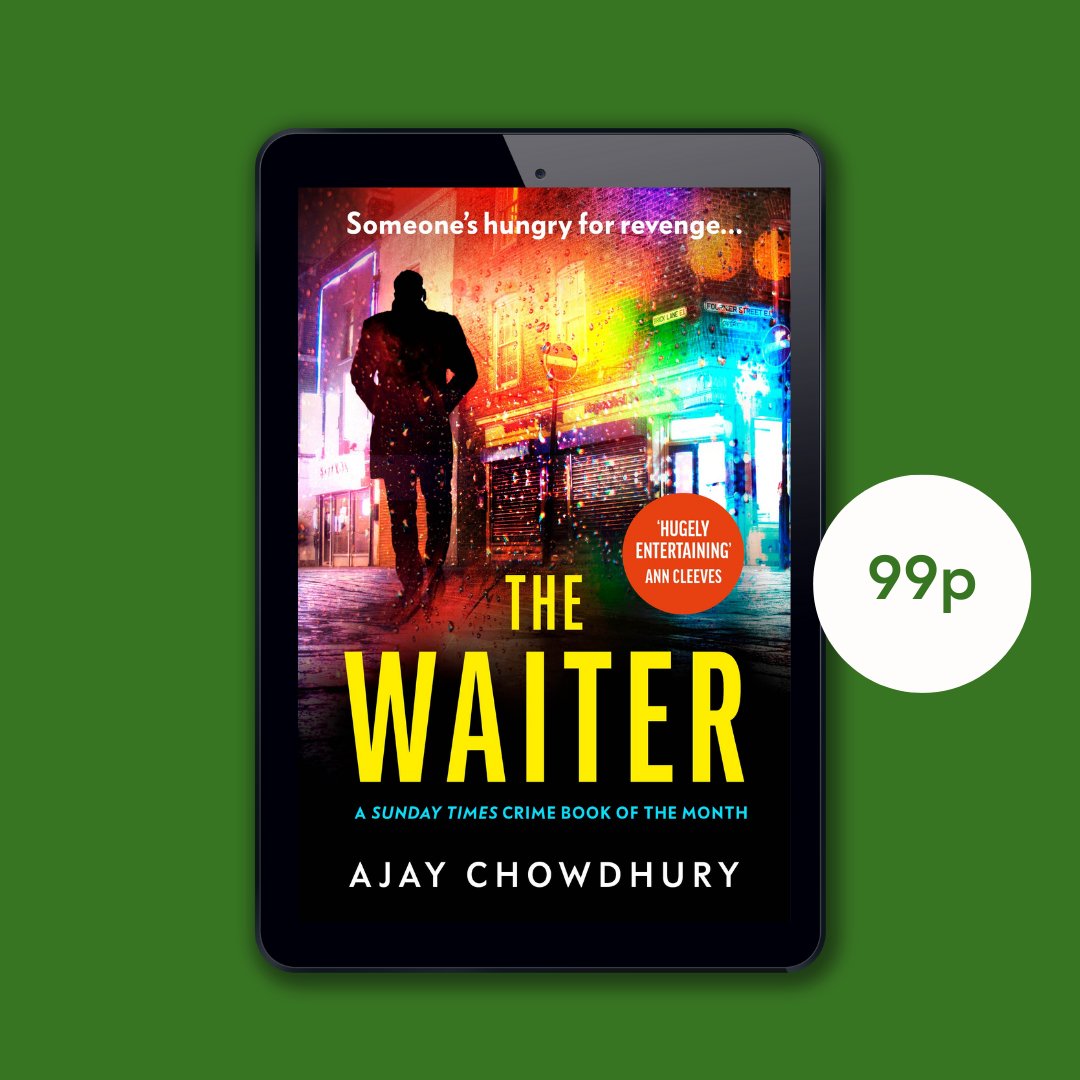 To celebrate the release of The Spy last week, Kamil's first outing - The Waiter - is 99p on Amazon Kindle - just for today! So if you want to know why he got sacked from the Kolkata police... here's your chance!! @KatieVEBrown @LaetitiaLit @mia_qs @HarvillSecker @vintagebooks