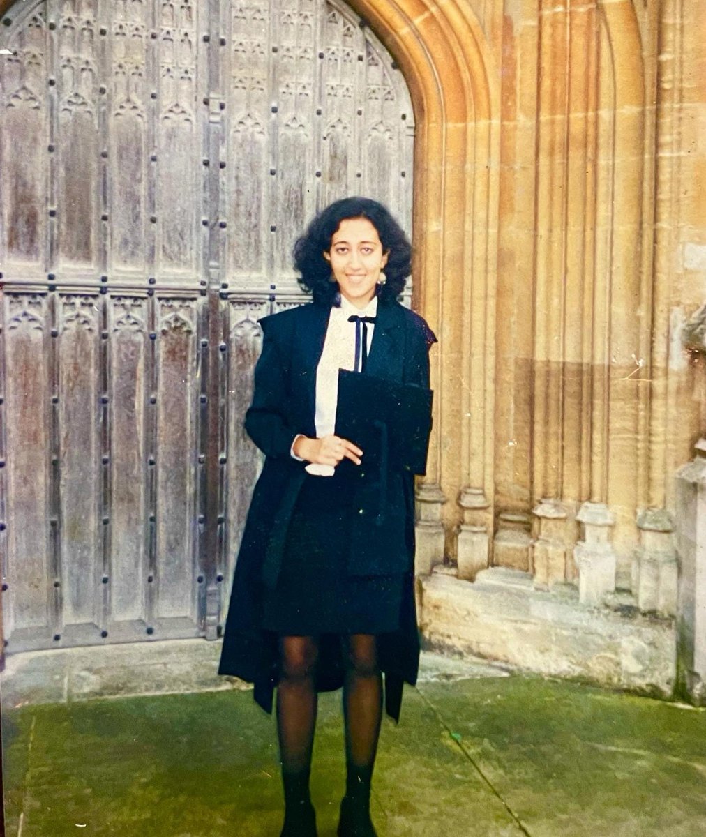 Topper in St.Stephens College, Delhi University. Achieved a Chevening Scholarship to study in Oxford University Then she got the World's Most Prestigious Rhodes Scholarship in Magdalen College, Oxford Now she has to tolerate the the cheap trolls of BJP. That's Indian Politics.