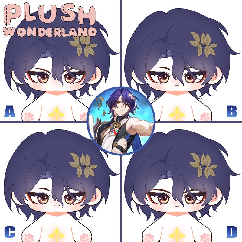 Hi! The design of #drratio is finished!🥹 Which face do you like? 🥰 If you have any suggestions for his design, please feel free to share your ideas. #honkaistarrailfanart #honkaiimpact #drratiohsr #honkaiimpactedit #plushwonderland #plushies #cottondoll