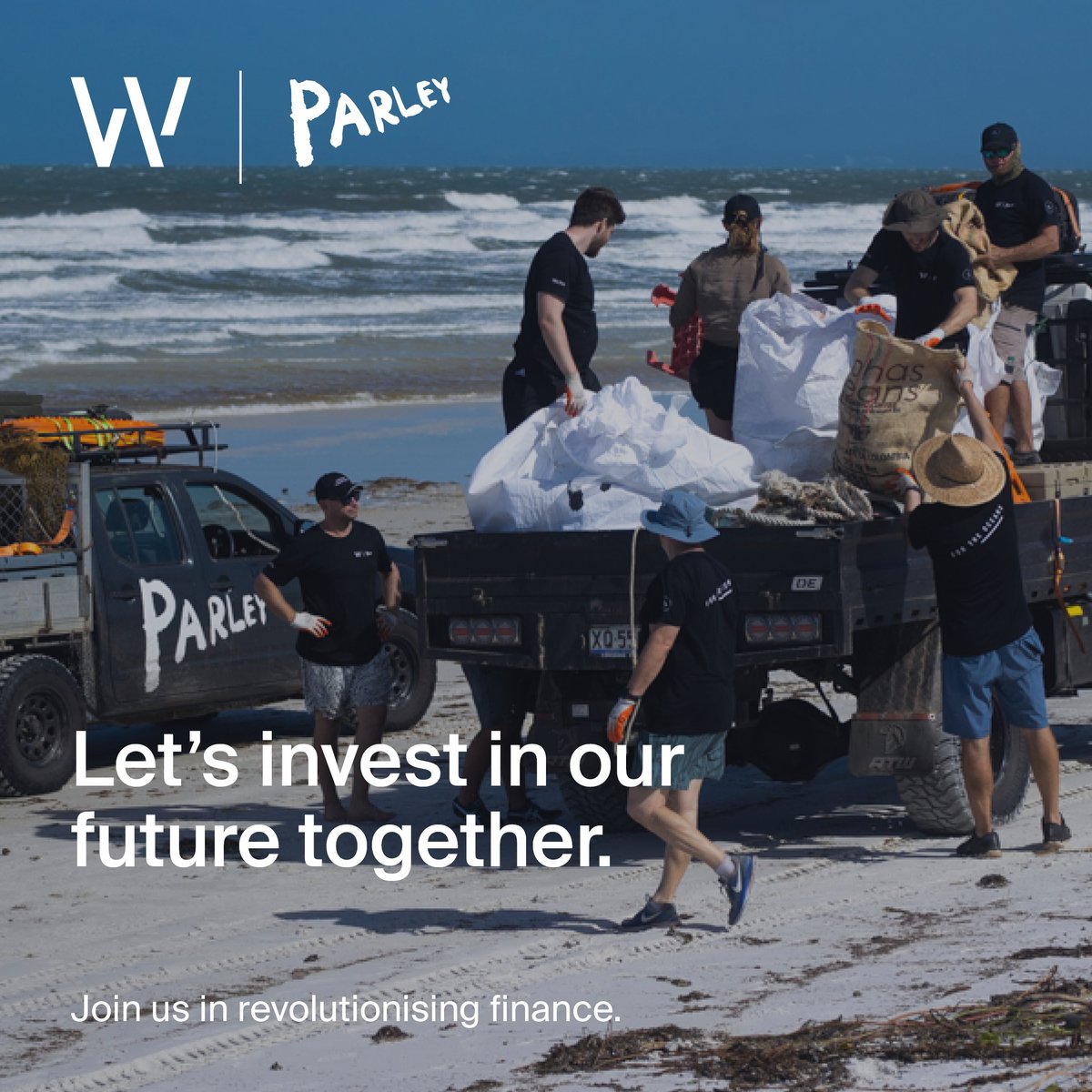 Home loans that make an impact on the future of our oceans and our planet. For every loan settled by WLTH, we will empower and assist Parley for the Oceans to clean up 50m² of Australian beach and coastline.

#pledge #parleyfortheoceans #impactlender
