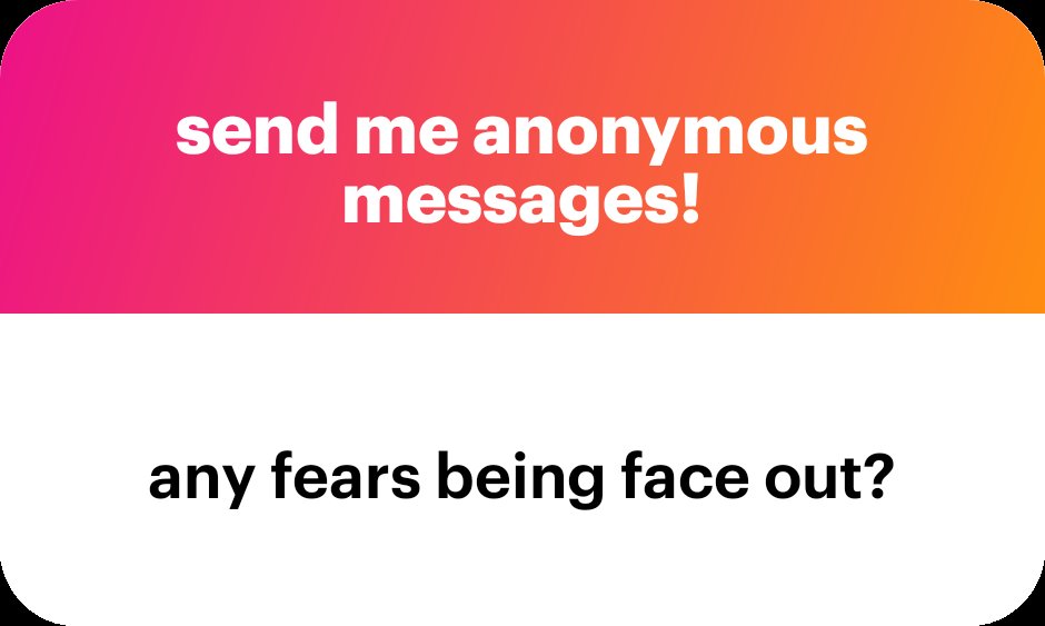 I'm afraid that one day I'll post a face pic that is so cute I break the entire internet. It will be everyone's worst Y2K fears a quarter of a century too late. Just joking.