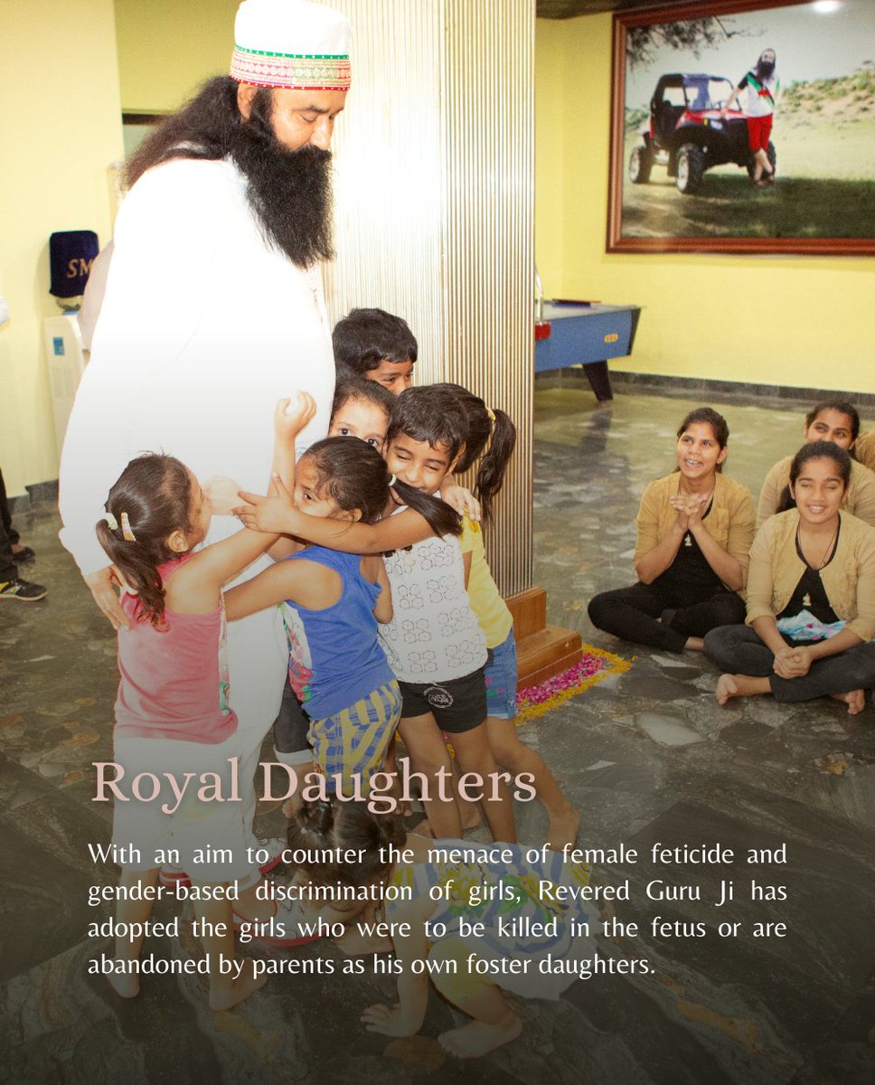 satyavanInsan17's tweet photo. #बेटा_बेटी_एक_समान
Saint Dr MSG Insan
हमारे समाज में बेटे और बेटियों को समान दर्जा देने के लिए, Saint Dr MSG Insan ने कुल का  अभियान शुरू किया, इस अभियान के तहत जिस परिवार में इकलौती बेटी है, वह भी अपने परिवार का वंश चला सकता है और दुनिया में अपने परिवार का सहारा बन सकता है। https://t.co/kkhwsw4yTO