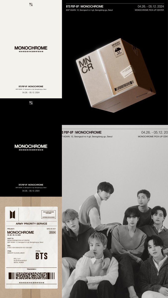 goeskthh's tweet photo. El estado de nuestro paquete se ha actualizado al status "Pick-up center arrival" y nos dan las siguiente fotos OMG?!?:$:!/!?!???

BTS IS COMING 
BTS BTS BTS
ETERNAL YOUTH
MONOCHROME IS COMING
#BTS #MNCR #MNCR_Logistics https://t.co/JHuky8tMoh