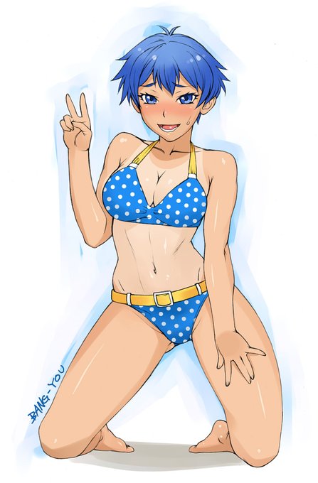 #気温が高いので気が早いが水着絵が見たい 