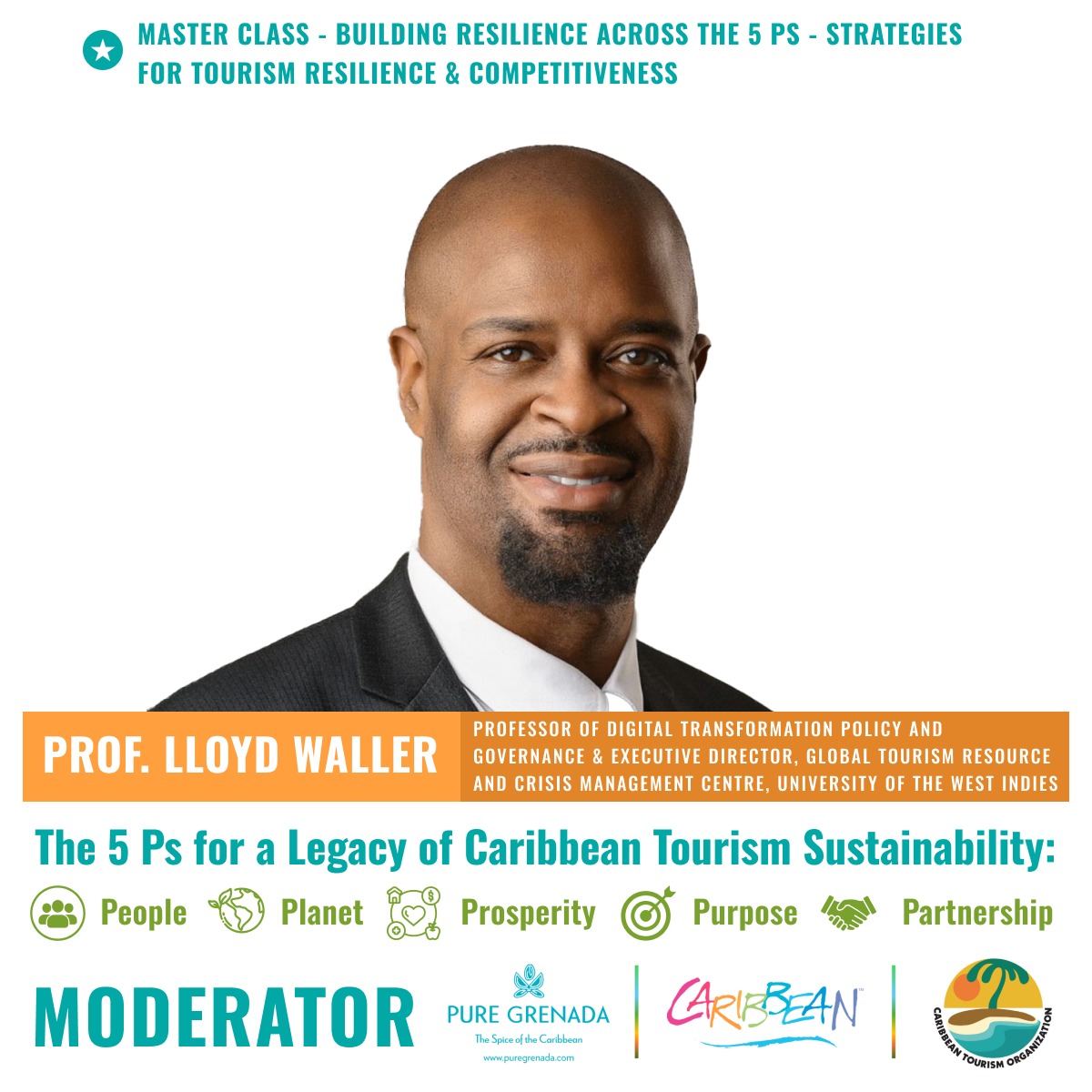 Many thanks to Professor Lloyd Waller from Jamaica, a leading advocate for tourism resilience in the Caribbean, who will join us in Grenada for a Master Class on this vital topic, especially in relation to competitiveness. caribbeanstc.com/speaker/prof-l…