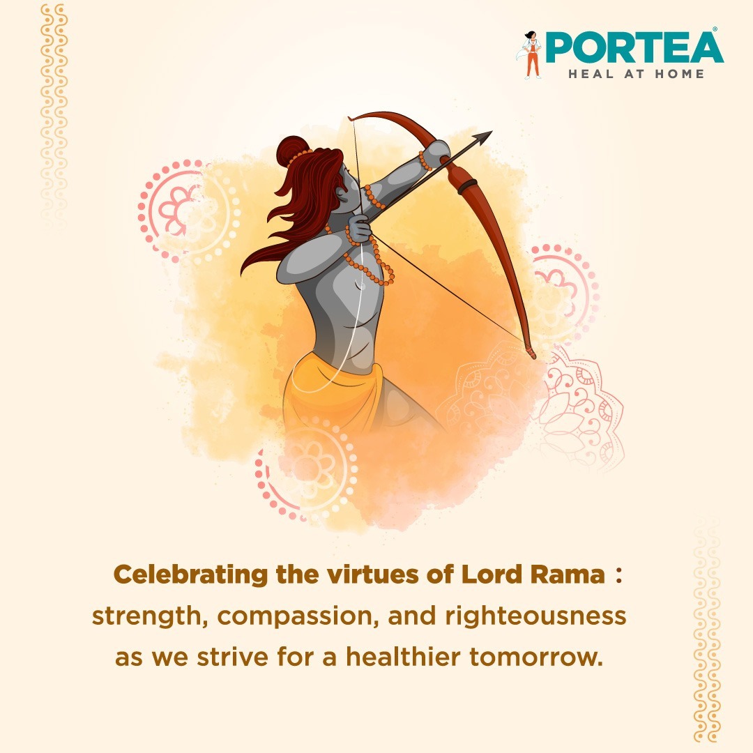 May the divine blessings of Lord Rama bring peace, joy, and prosperity into your life. Wishing everyone a blessed and happy Ram Navami! #RamNavami #Blessings #PeaceAndJoy #PorteaMedical #ChironCares