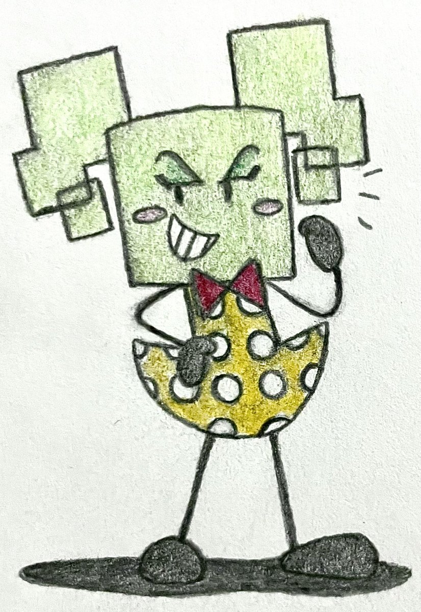 Here’s my take on Mimi. Her design is just too good to pass up. 😄 #Mimi #Boss #SuperPaperMario #PaperMario #Mario #Nintendo