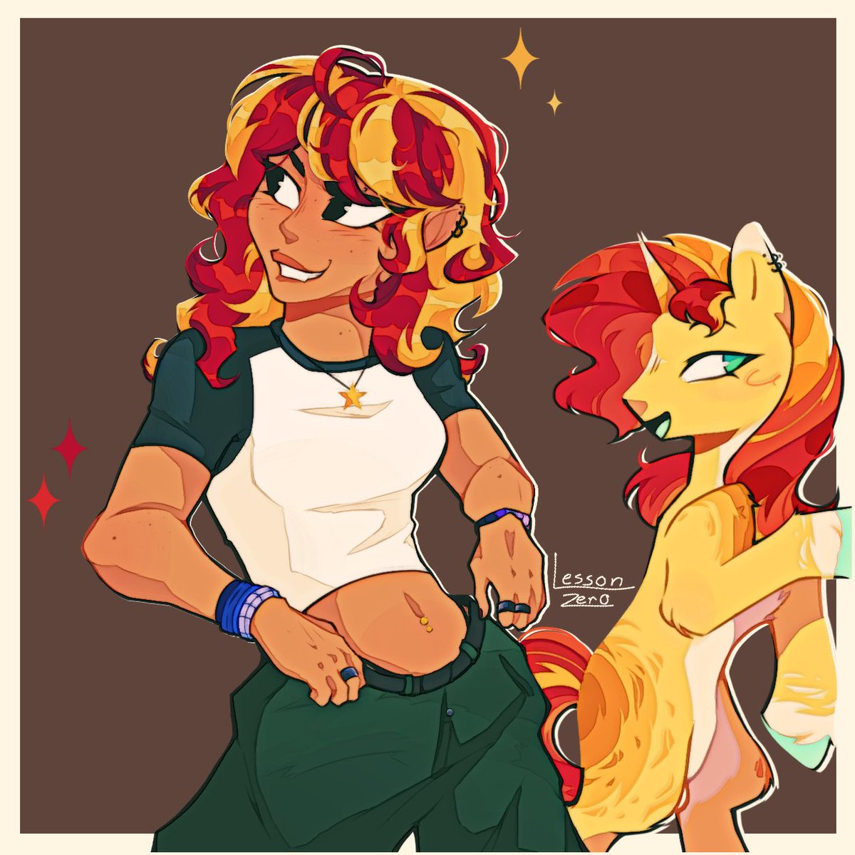 sunset shimmer gijinka, my Filipino queen + her pony redesign