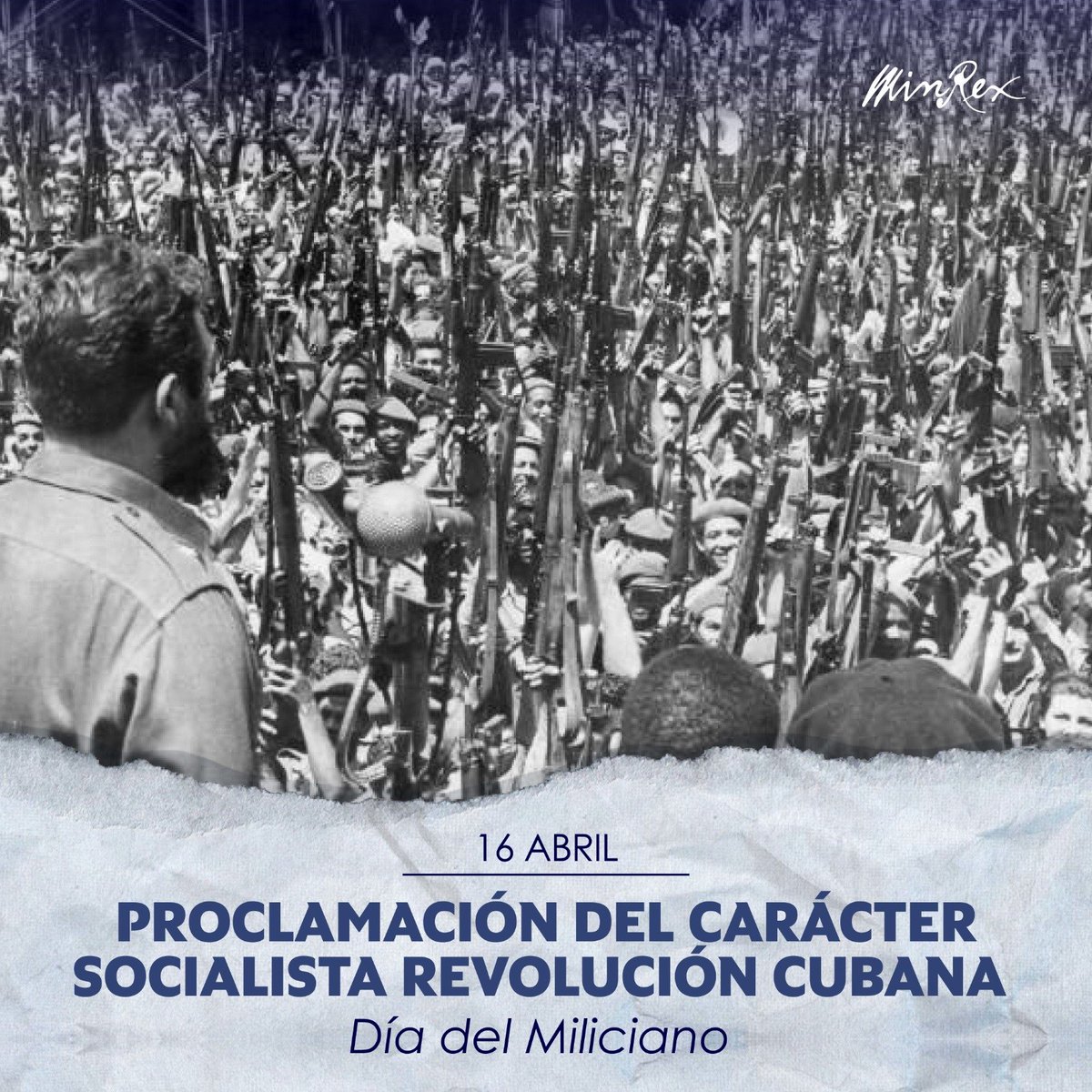 elsa_ena's tweet photo. Seguimos defendiendo nuestra soberanía e independencia, con la misma firmeza de hace 63 años cuando  proclamamos el Carácter Socialista de la #Revolución Cubana #SomosCuba #SomosRevolución @PresidenciaCuba @MallulyDiaz @CuGEcuatorial https://t.co/L0peARVcjc