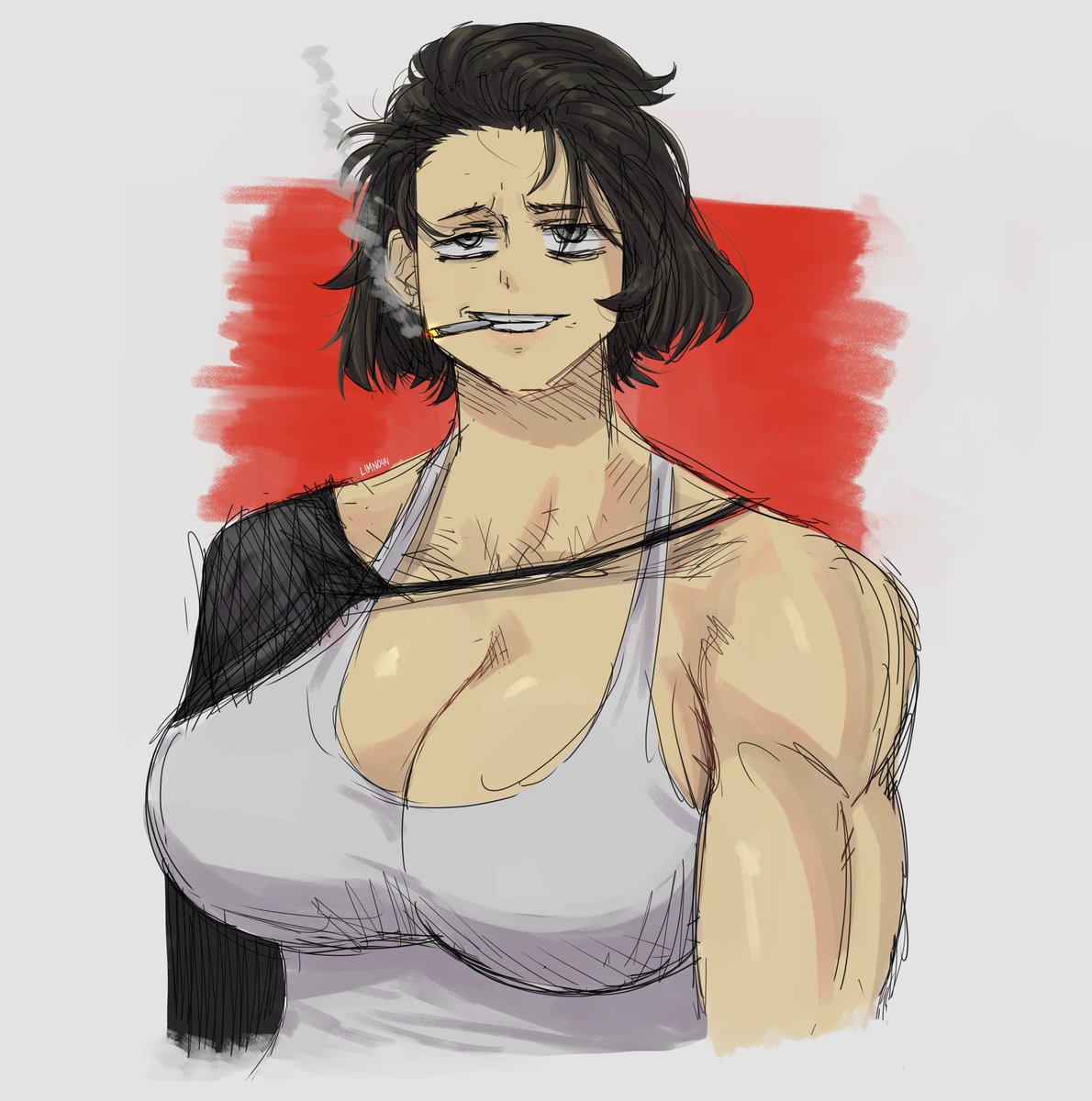 ShyBlackBull's tweet photo. D-Don’t questions Grey’s strange taste ok… she would n-never transform into a female yami just to satisfy her curiosity… https://t.co/W3Jx8ONIL2