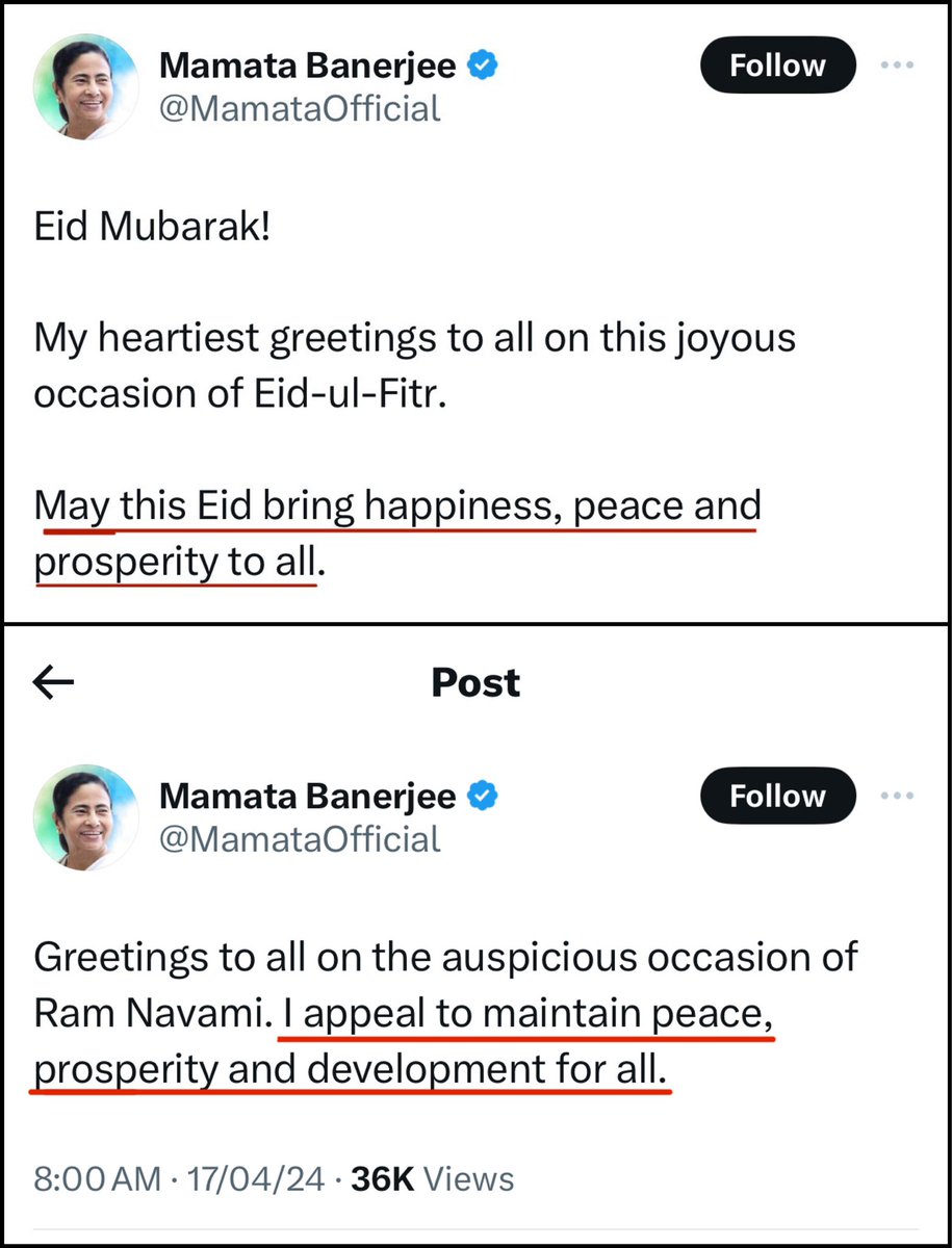 Eid- Brings happiness, peace

Ramnavmi- Maintain peace

This is called Secularism in India?