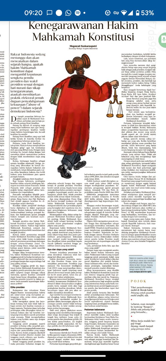 Amicus Curiae Megawati Sukarnoputri ke @mahkamahkonstitusi ~ #BungFADJROEL #Pilpres2024