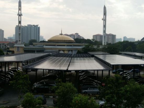 @muhammadnajib79 Patut buat kat kawasan parking. Dah sah2 memang pokok dah kena tebang dan jalan diturap. So elok dimanfaatkan solar di parking lot. Sambil teduh dari matahari/hujan, boleh jana elektrik. Contoh di bawah ialah di UTM Kuala Lumpur (siap ada tempat utk caj EV).