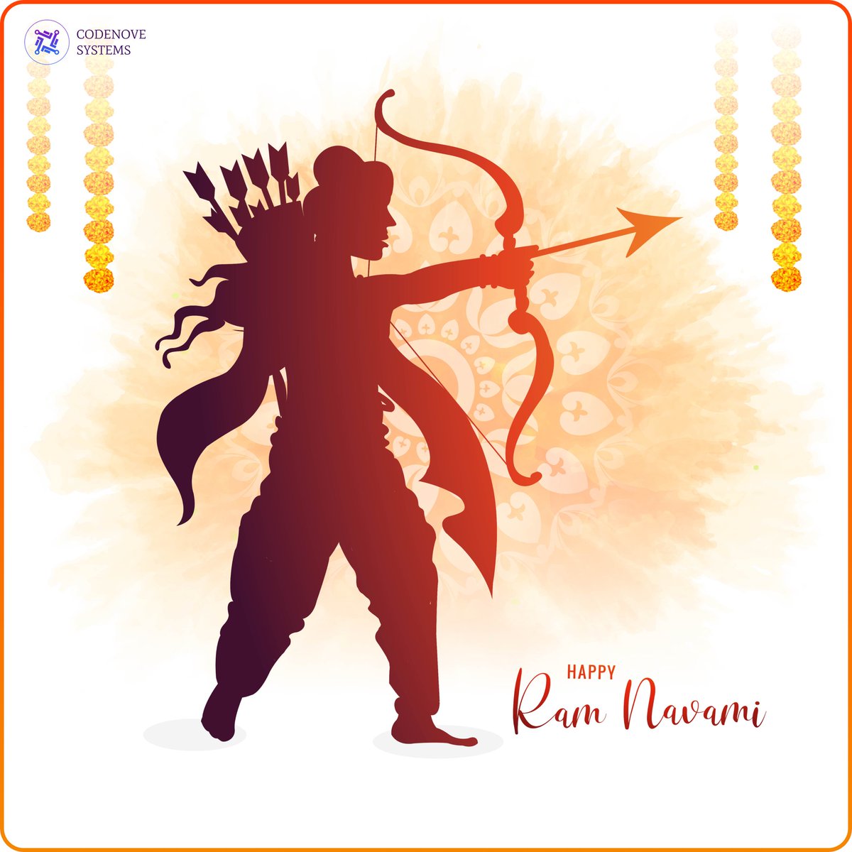 CodeNove's tweet photo. 🌟🪔 Wishing you all a blessed and joyous Ram Navami 2024! 🙏🎉 May the divine blessings of Lord Rama fill your life with love, prosperity, and happiness. Let's celebrate the birth of Maryada Purushottam with devotion and reverence. Happy Ram Navami! 🕉️🎇 #RamNavami2024 https://t.co/va8vdOq5mW