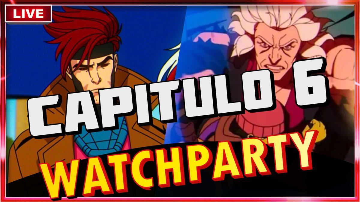 marvelitaschann's tweet photo. 💥X-MEN 97 WATCHPARTY CAPITULO 6 EN VIVO🔴EPISODIO 6 REACCION EN VIVO🔥#xmen97 #capitulo6 en vivo aqui ⤵️
https://t.co/KN1GZcEMcl https://t.co/AsuZ7FykQv