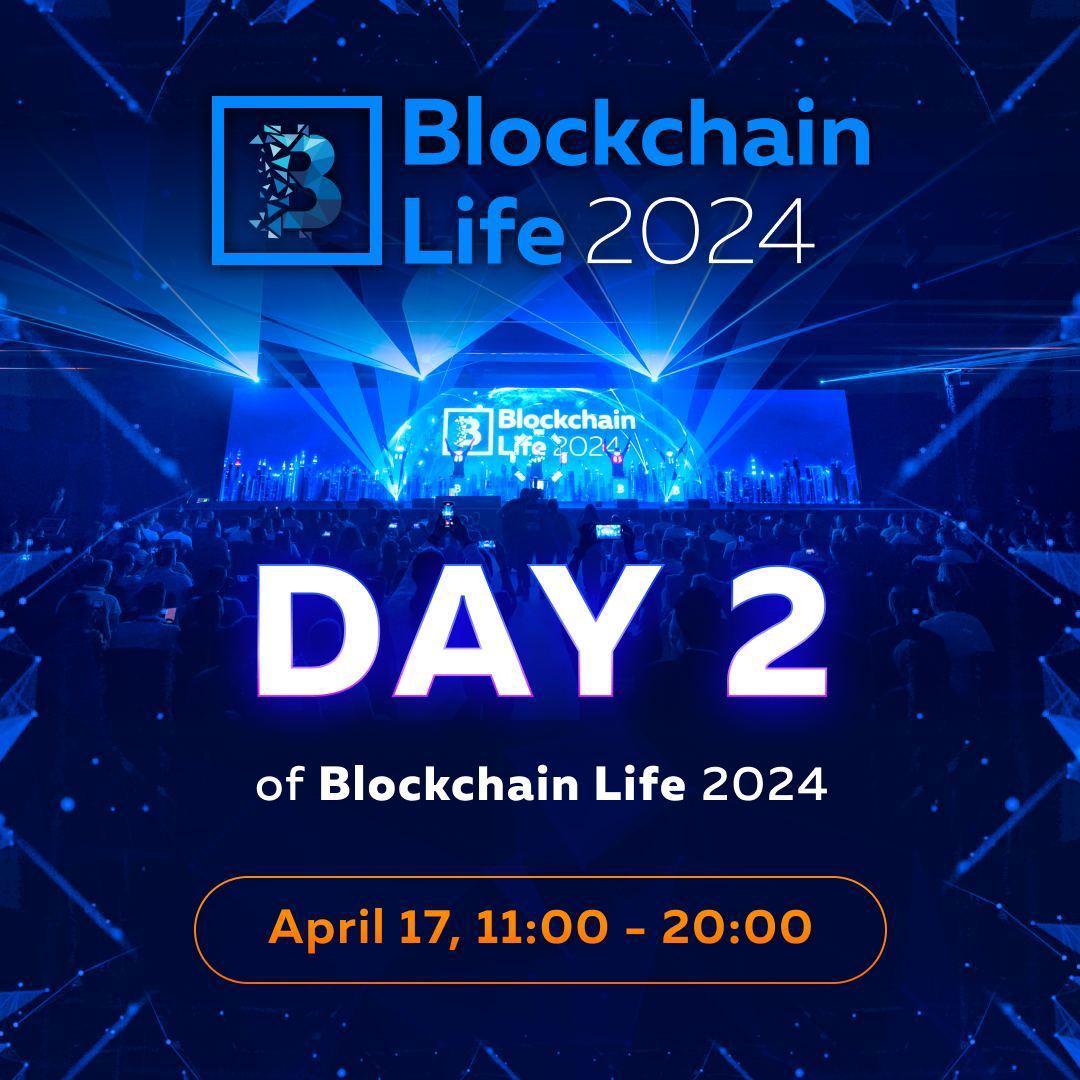 ⚡️ Join us today at 10:30 a.m. – 11:00 a.m.! Dear attendees, the second day of #BlockchainLife2024 takes place today at the Festival Arena, with registration starting at 10:30 a.m. The roads are gradually being cleared, and we will keep you updated on the best route to choose.…