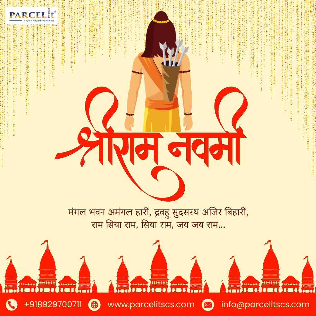 parcelitscs's tweet photo. 𝗗𝗲𝗹𝗶𝘃𝗲𝗿𝗶𝗻𝗴 𝗯𝗹𝗲𝘀𝘀𝗶𝗻𝗴𝘀 𝗼𝗻 𝗥𝗮𝗺 𝗡𝗮𝘃𝗮𝗺𝗶 𝗮𝗻𝗱 𝗯𝗲𝘆𝗼𝗻𝗱 🚚✨
Parcel It wishes you a journey filled with prosperity and fulfillment. 

#ramnavami #logistics #logisticscompany #logisticsmanagement #timelydeliveries #ecommerce  #expressshipping #parcelit https://t.co/SxWudaSYUO