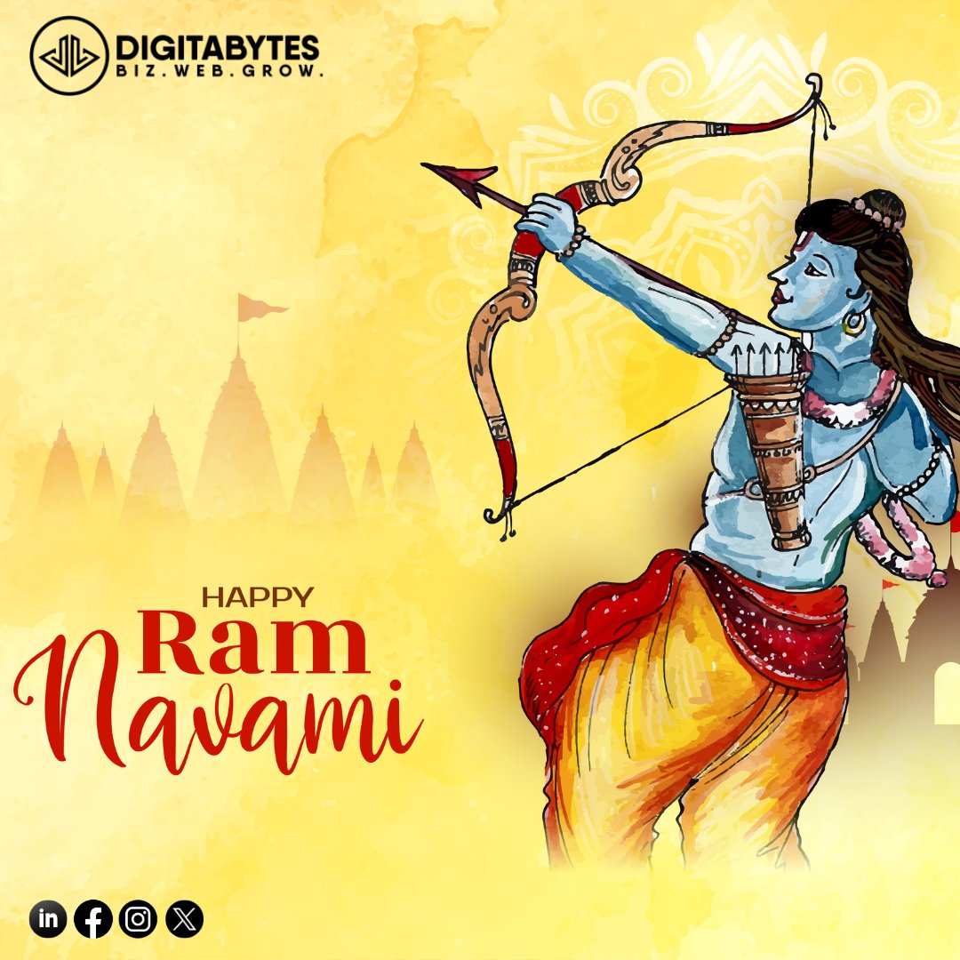 🌼 Happy Ram Navami! 🌼

May the blessings of Lord Rama bring peace, prosperity, and happiness into our lives. Let us reflect on his noble teachings and strive to emulate his qualities in our daily lives.

Wishing everyone a blessed and auspicious Ram Navami! 🌸🕊️

#RamNavami