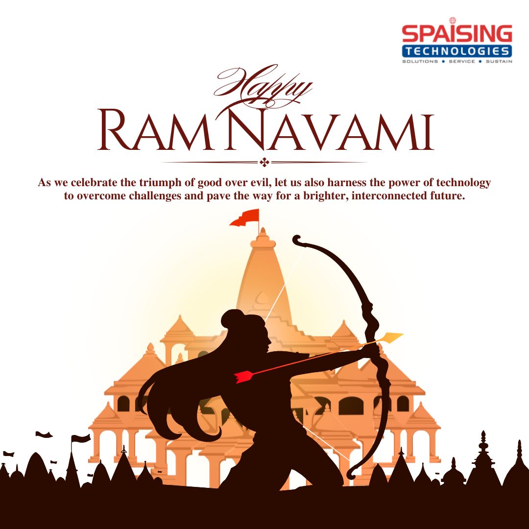 Embrace the divine power of #ITTechnology this Ram Navami, as we honor Lord Rama's virtues in our digital realms. Let's #InnovateWithIntegrity and #TechForGood to build a brighter future. Happy Ram Navami! 🚀💻 #RamNavami #TechBlessings