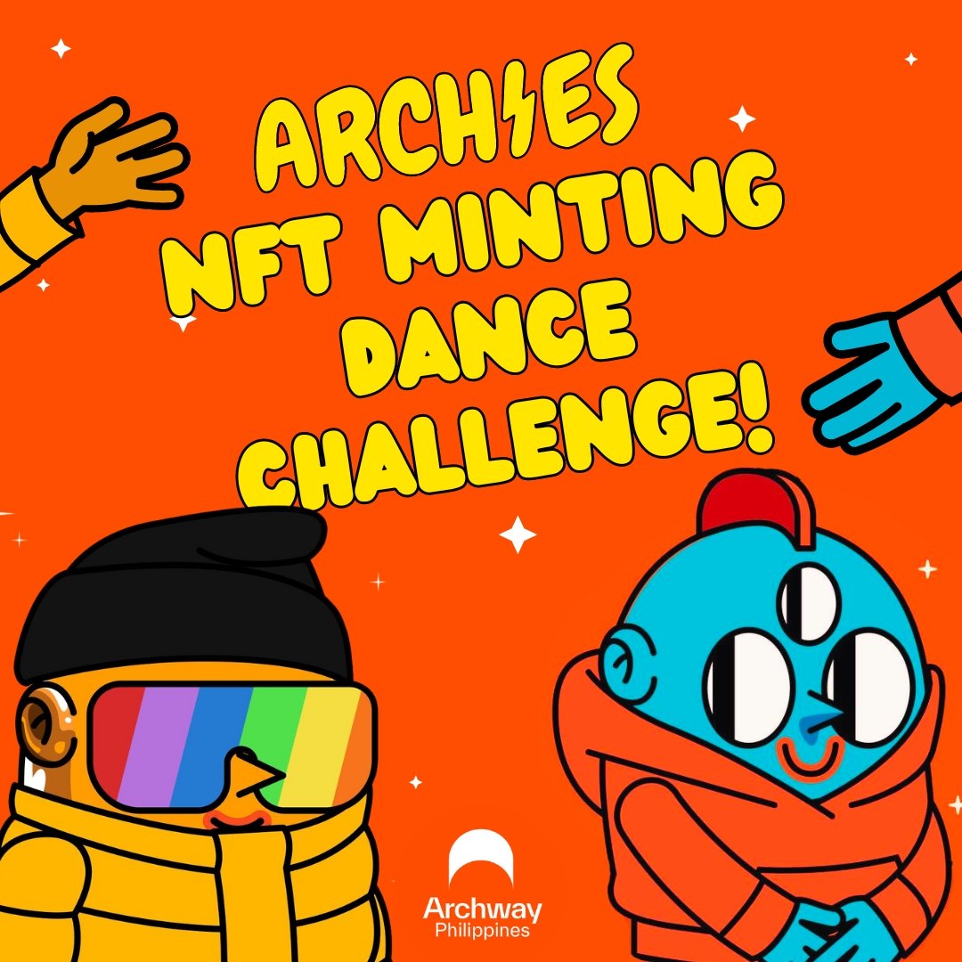 🚀 Get ready for the cosmic arrival of #ArchiesNFT on @archwayHQ! 🌌🥚 

We're thrilled to announce the Archies NFT Minting Dance Challenge just for you! 🎉

Check the mechanics in the next tweet 👇🏻

1/3
