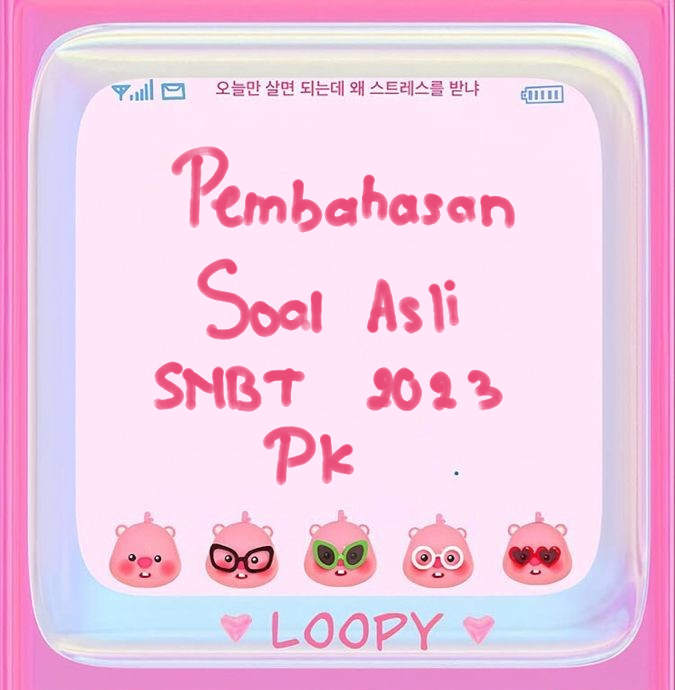 Pembahasan Soal SNBT th 2023

*insyaAllah dalam bentuk video
