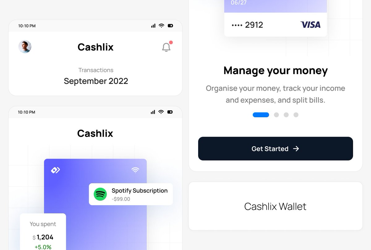 ahmad_pixels's tweet image. Wallet UI Design 💳
WIP ✨
#cardui #uidesign #visualdesign #uxdesign #designer #productdesign #carddesign #webdesigning #uidesigner #uxdesigner #dashboard #mobileui #uidesignapp #healthcaredesign