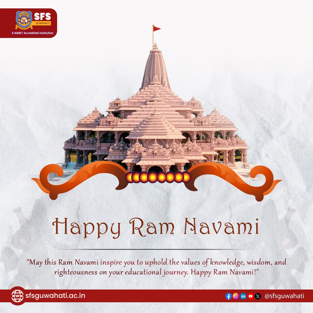 Happy Ram Navami!

We celebrate Lord Rama's birthday today, a symbol of courage, righteousness, and devotion. May his teachings guide us on the path of truth.

#RamNavami #SFSSchool #HinduFestival #India #Celebration #Faith #Religion #LordRama #Ramayana #PrinceRama #Ayodhya