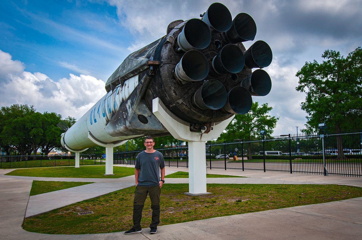 My road trip of Texas is almost over. Couldn't miss a visit to @SpaceCenterHou to say goodbye to B1035.