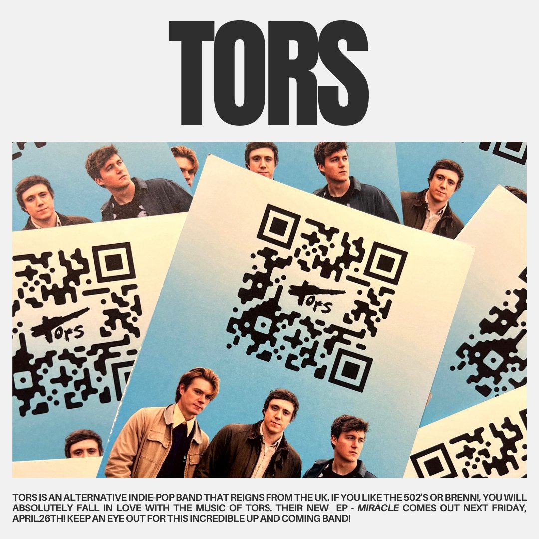 can't wait to see what @TheTorsBand does! the new ep is out NEXT FRIDAY!!! #tors #miracle #orchardambassador