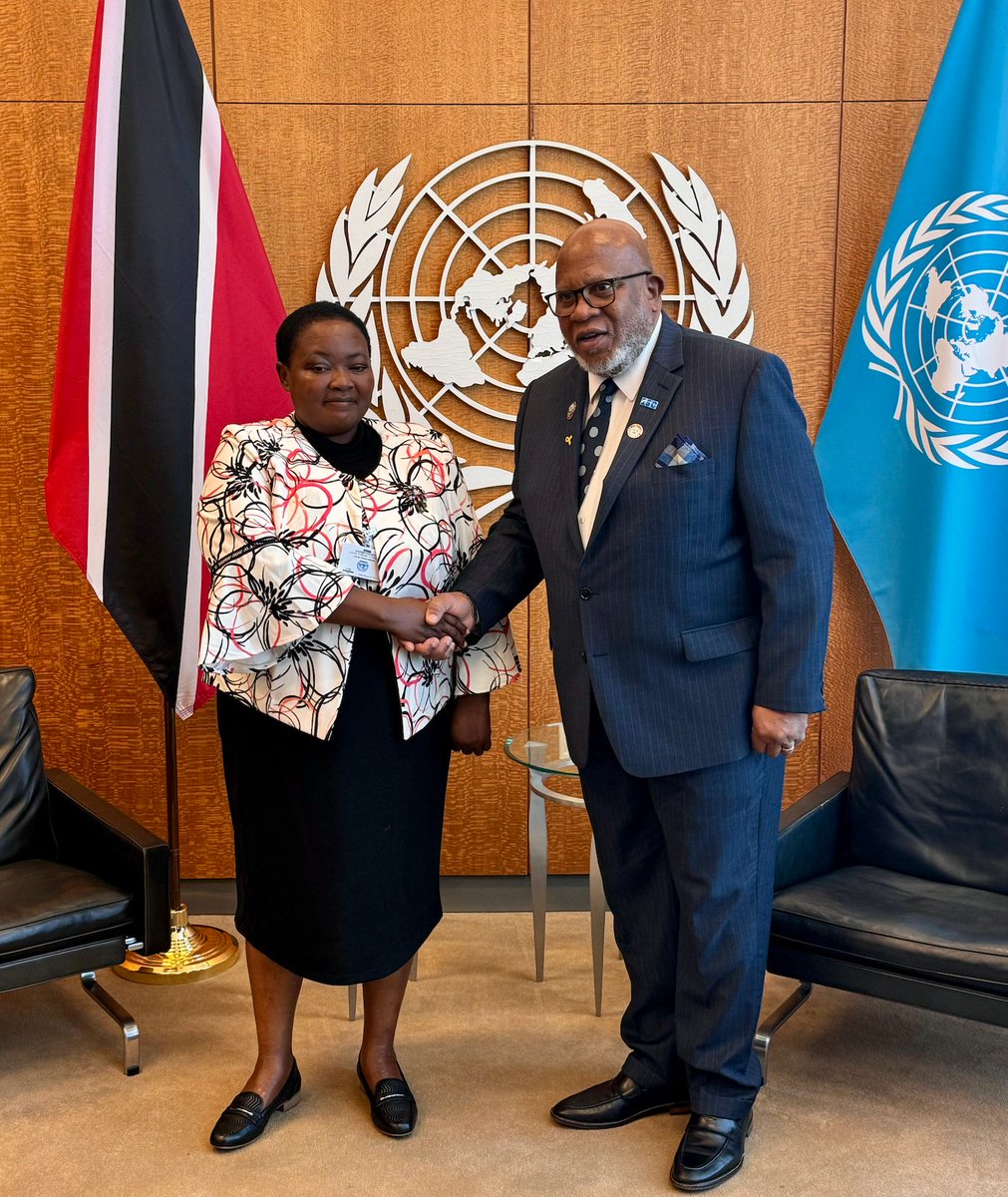 Pleased to meet today H.E. Ms. Robinah Nabbanja @RobinahNabbanja, the Prime Minister and the leader of Government Business in the Parliament of the Republic of Uganda. I thank Uganda for active engagement in the #UNGASustainabilityWeek and the commitment to find meaningful