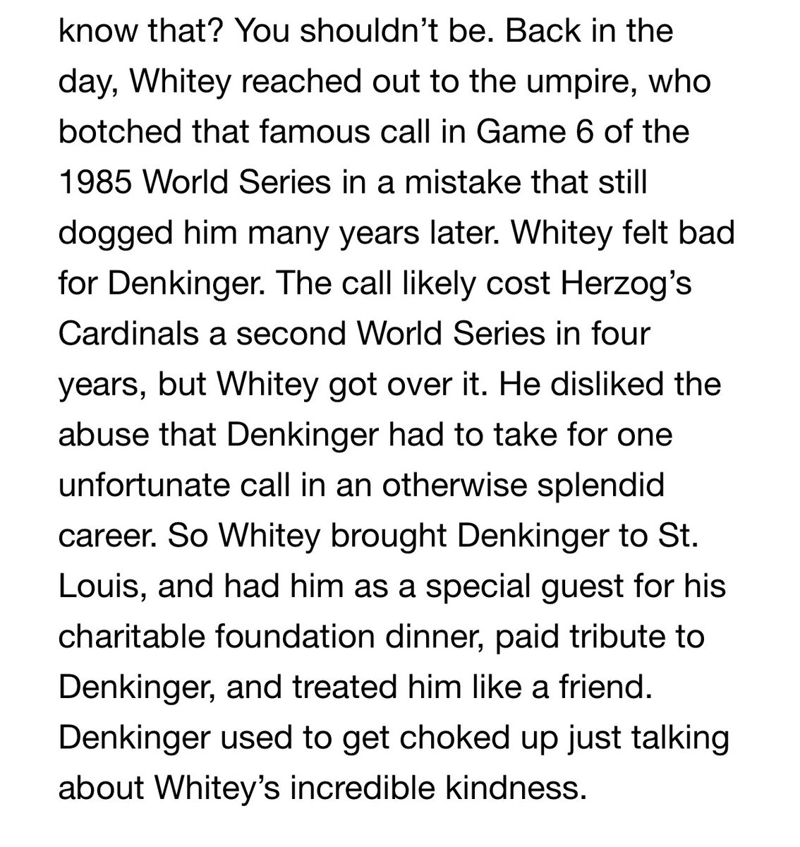 Beautiful anecdote from Bernie @miklasz that tells you everything you need to know about Dorrel Norman Elvert Herzog. #STLCards #ForTheLou #Whitey scoopswithdannymac.com/bernie-on-the-…