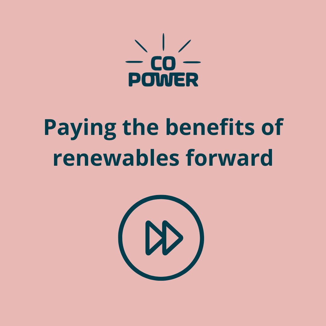 We've opened up a program for those with Solar PV to nominate to pass on credit to those without solar so we can open up the social benefits of the transition to more of our members. Check the blog on our website for more.