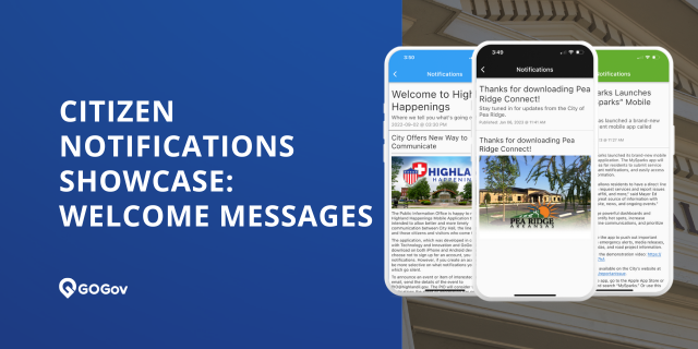 🌟 Make a great impression from the moment citizens download your citizen notifications app! In our latest blog post, learn how welcome messages can set the tone for positive engagement..

Read more: bit.ly/3xrRvHk

#WelcomeMessages #CitizenEngagement #LocalGov #GovTech