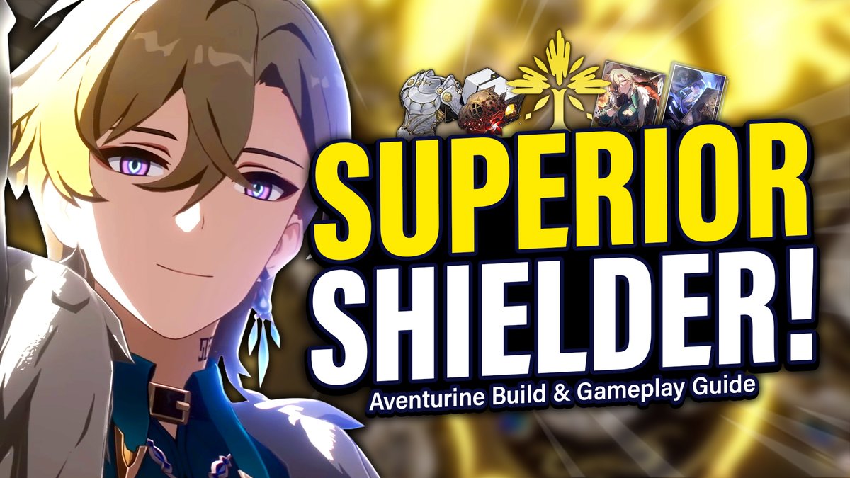SevyPlays's tweet photo. NEW VID! AVENTURINE GUIDE IS OUT! How to play him, build him, team synergies, gameplay tips, and MORE! ENJOY AND GOOD LUCK PULLING HIM #Aventurine #HonkaiStarRail 

Link ⬇️ https://t.co/k4WKJqMYa1