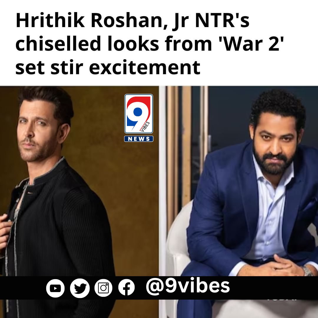 Excitement skyrockets as Hrithik Roshan and Jr NTR kickstart shooting for 'War 2', a gripping spy-thriller! 🎬🔥 #HrithikRoshan #JrNTR #War2 #BTS #SpyThriller'