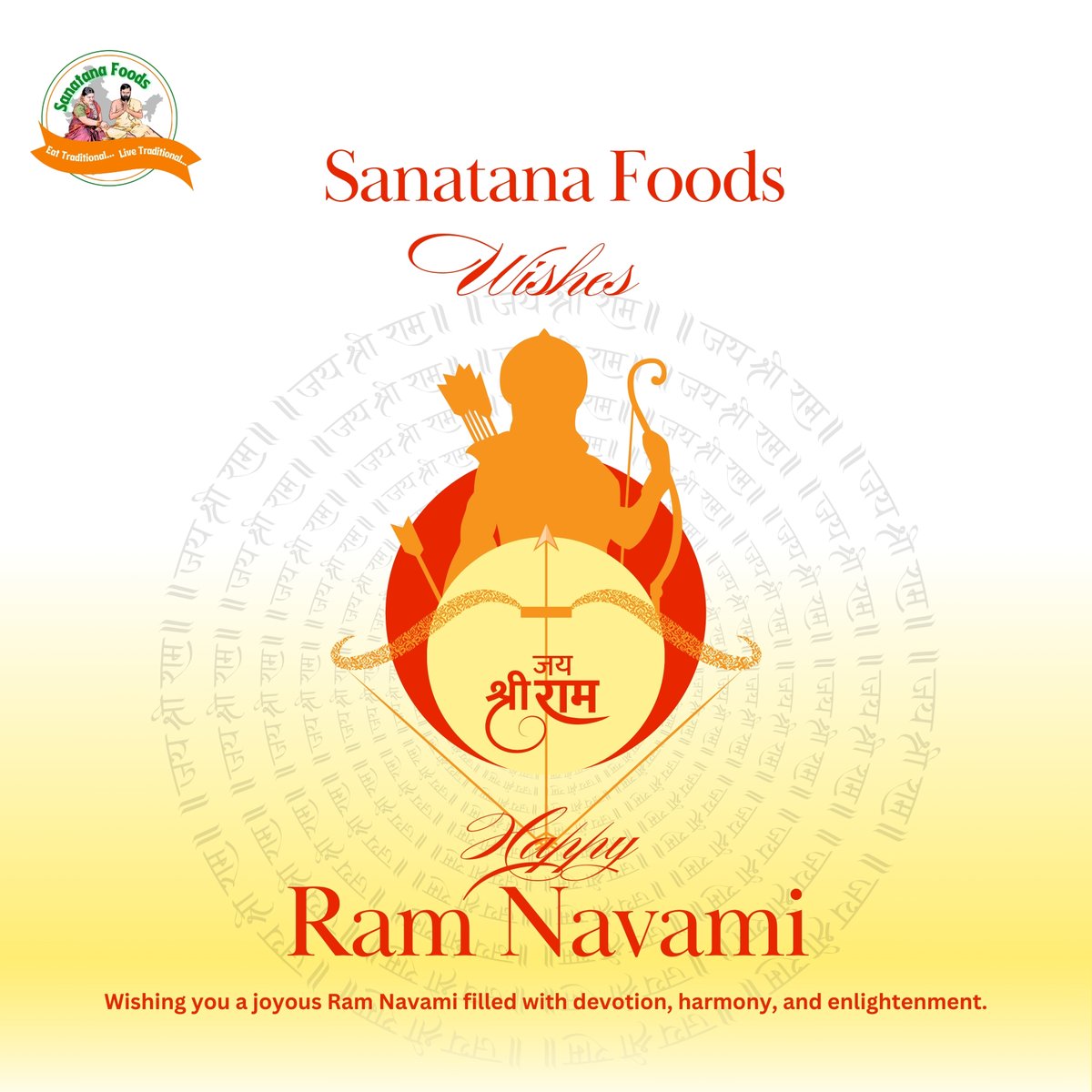 SanatanaFoods's tweet photo. Happy Sri Rama Navami to Everyone ! #sriramanavami2024 #sriramanavami2024 #Ramayan #ShriRamMandir #ShriRam #ShriRamaNavami https://t.co/3FixnKsXcq