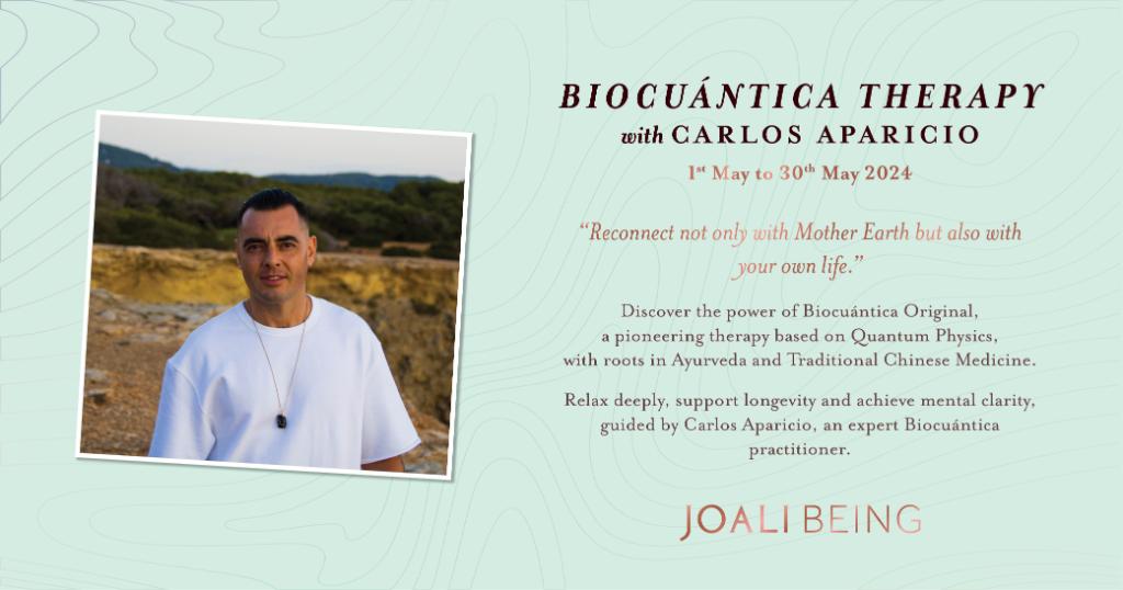 Carlos Aparicio, an expert Biocuántica practitioner, introduces treatments to help you relax deeply, support longevity and achieve mental clarity. A subtle yet powerful healing experience awaits! #JOALIBEING #Weightlessness #Wellbeing #Maldives #SeasonOfRenewal