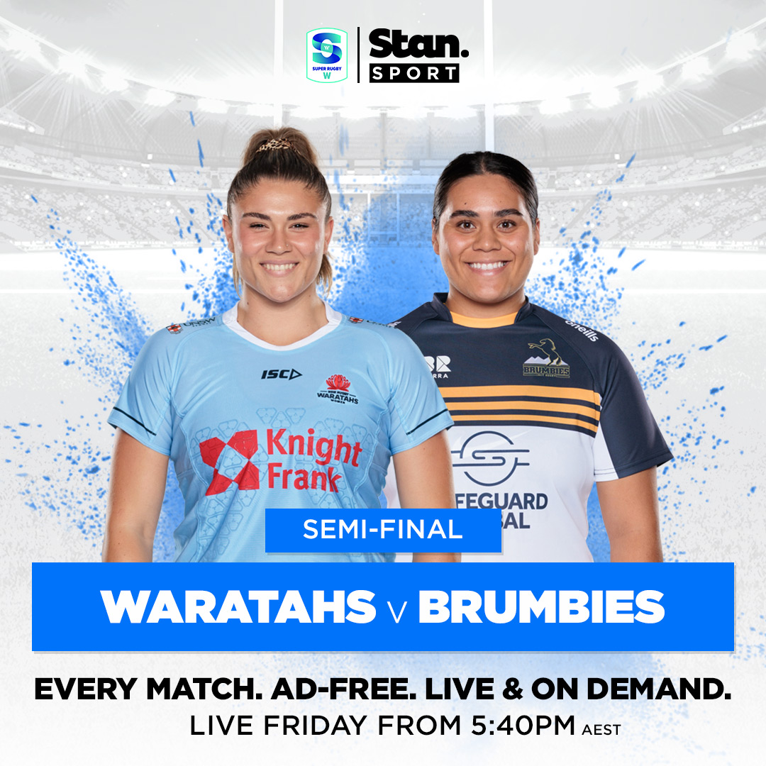 Can the Waratahs carry their regular season form into the Semis? 👀 ↳ Super Rugby Women’s Semi-Finals: Waratahs v Brumbies. Friday from 5:40pm AEST. Every Match. Ad-free. Live & On Demand on the Home of Rugby, Stan Sport. #StanSportAU #SuperRugbyW