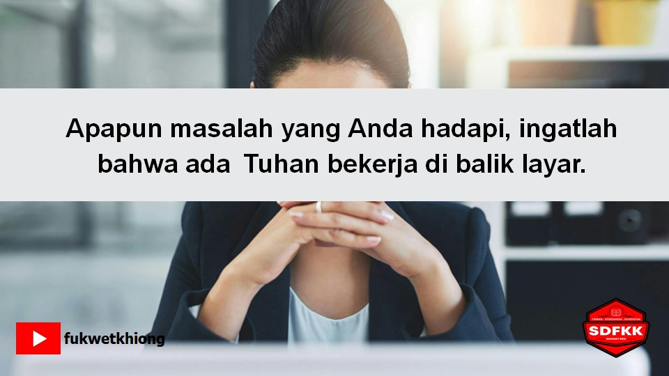 fukhiong's tweet photo. "Ingat, dalam setiap masalah, Tuhan bekerja di balik layar untuk Anda." https://t.co/KddAxh6Var