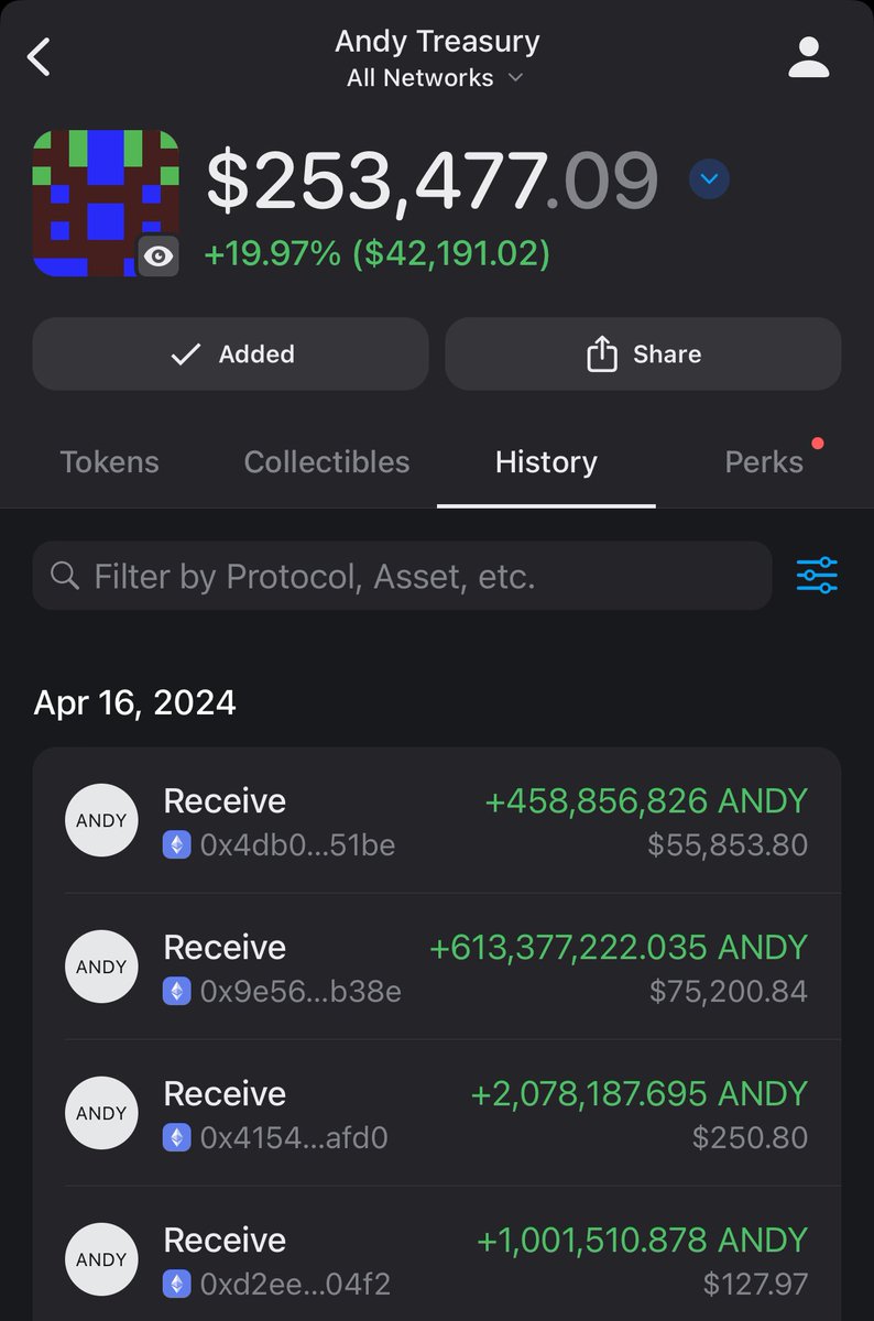 <a href="/andycoinonerc/">Andy</a> Holy crap!! Two generous $Andy whales just donated a combined 130k to the community wallet to fund CEX listings! This is UNBELIEVABLE!! 

If you don’t think we’re going to the billions at this point I can’t help you. This is the strongest community ever. AndyArmy 💪