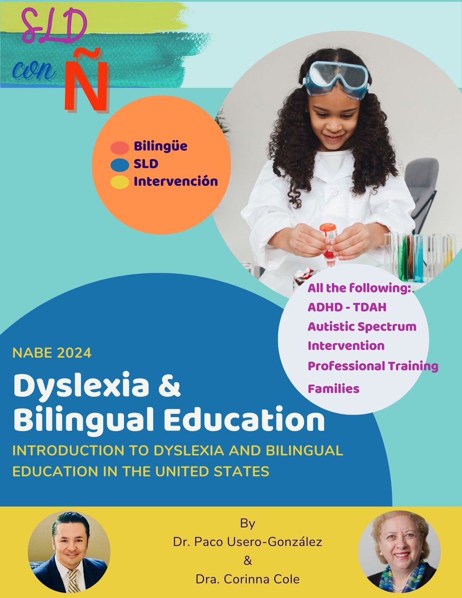 You can use this link to have the insights of our presentation at @nabeorg :
 druserogonzalez.com/dyslexia-and-d… 
#bilingualeducation #sld #specificlearningdisability #learningdifficulties #dsm5 #dyslexia #dyslexiaawareness #dislexia #concienciadislexia #druserogonzalez