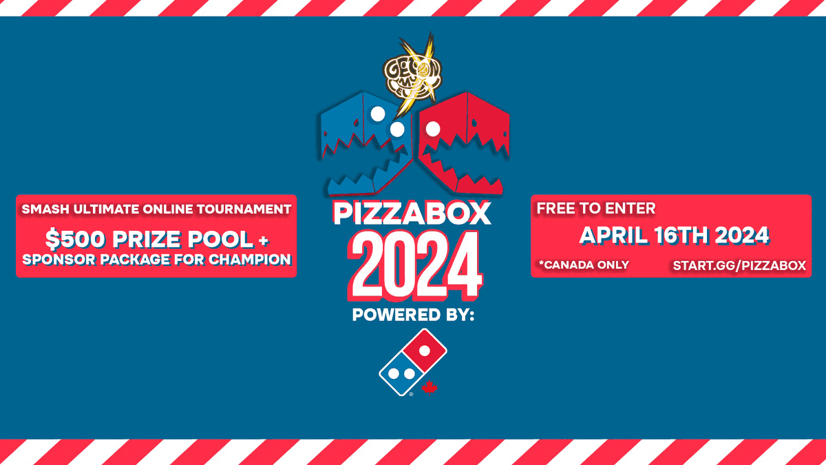 That's a wrap! Congrats to @SoarJM on winning Pizzabox!🍕🏆 Thank you to everyone who participated + huge shoutouts to @DominosCanada for powering the event and @LiquidHbox for streaming!🤗🇨🇦 Top 8 Results: 🥇@SoarJM 🥈@BlueJay_FGC 🥉@elijmin2 4⃣ @LucArmadillo 5⃣ @LudwigFrog