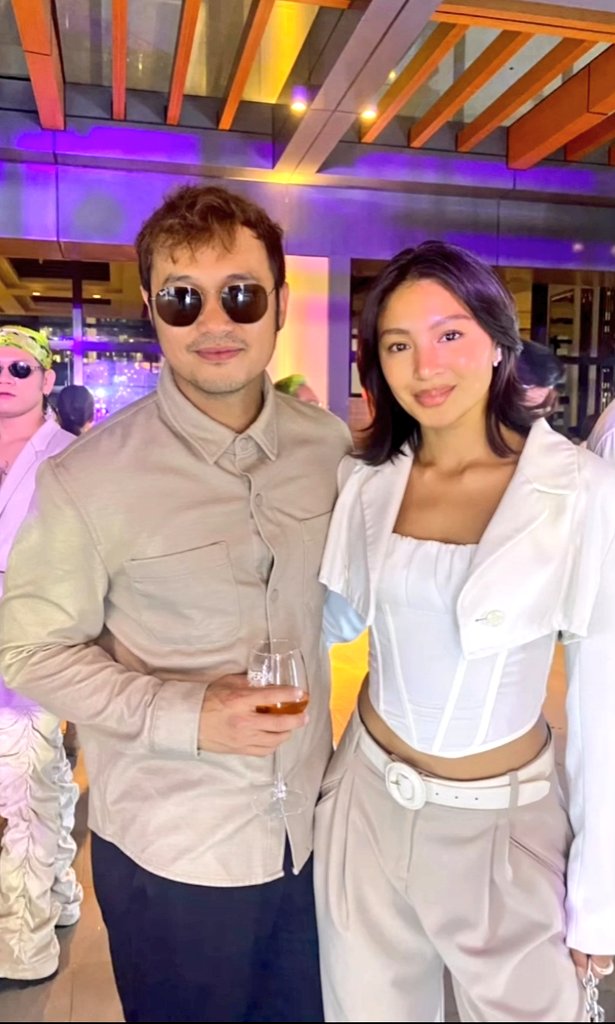 Nadine with Kean Cipriano .