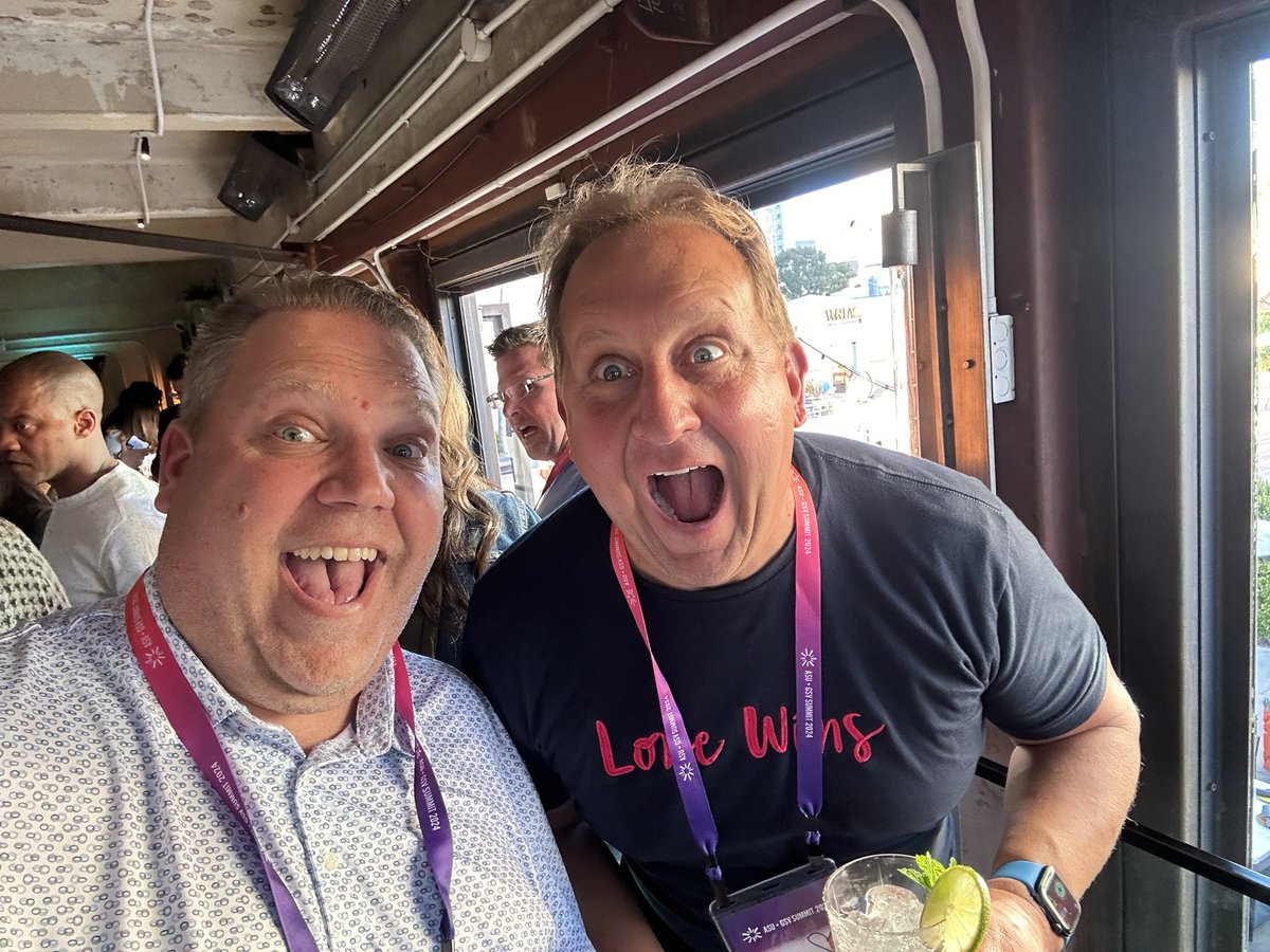 This pretty much sums it up! @drchagala Energy and Passion is contagious. Great to finally meet up in person my friend. Keep doing the great work! Thanks @LCCollaborative for bringing us together. @asugsvsummit