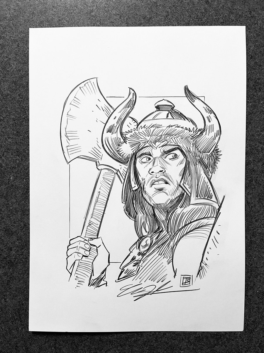 Arnold Schwarzenegger as Conan The Barbarian 

2b pencil on 7x10 Bristol. Up for grabs. Message me to claim 

#pencil #drawing #conanthebarbarian #thulsadoom #jamesearljones #conan #robertehoward #johnmilius #arnoldschwarzenegger @schwarzenegger