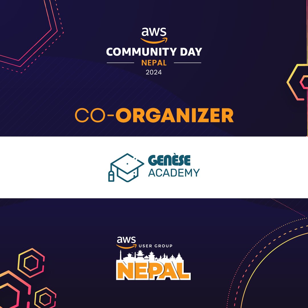 AwsugNepal's tweet photo. Introducing our Co-organizer!🎉

AWS User Group Nepal is delighted to announce Genese Academy as the co-organizer for the AWS Community Day Nepal 2024.

🔗Register here for the Community Day: https://t.co/fDsirZmtse

#aws #acdnepal2024 #awsusergroup #techcommunity #cloud https://t.co/pGy87YGCVD