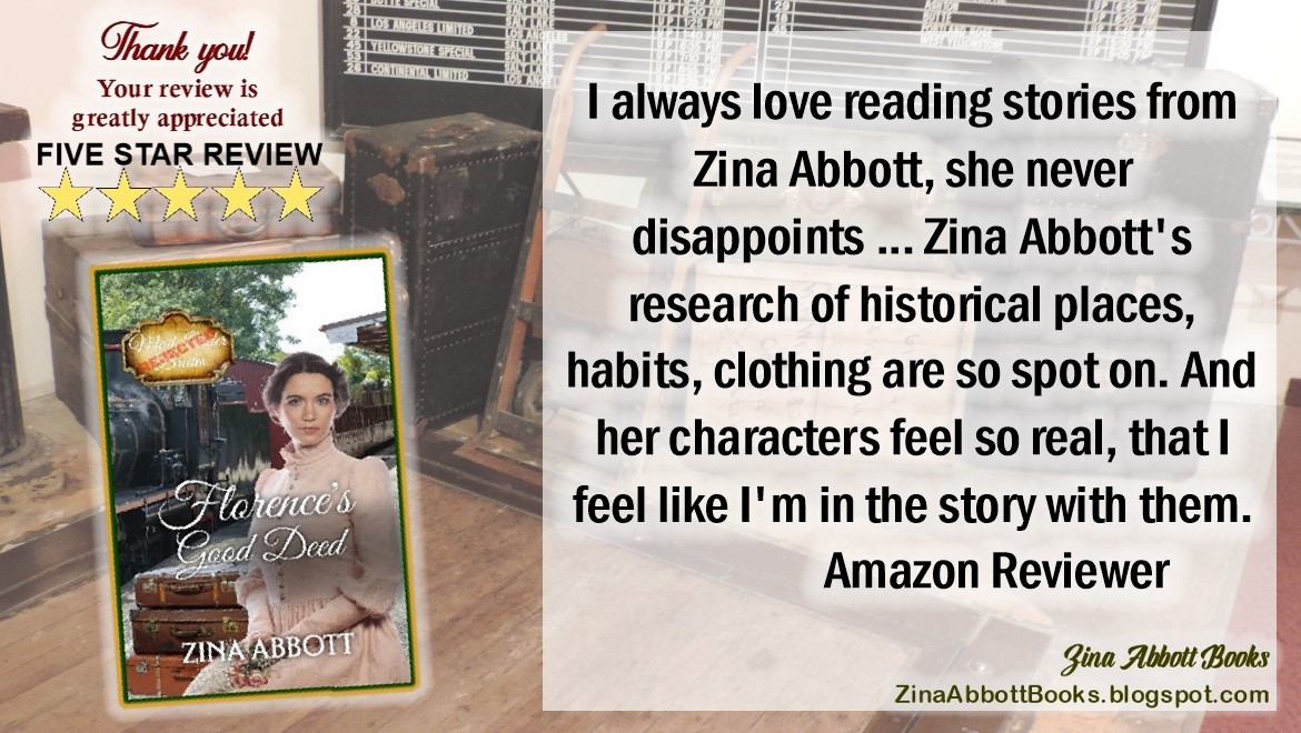 ZinaAbbott's tweet photo. 5-Star Review!
FLORENCE’S GOOD DEED, Rejected Mail Order Brides
https://t.co/nev7SLrI4P
#Historical
#HistFic
#HistoricalFiction
#sweetromance
#Romance
#westernromance
#western
#CleanRead https://t.co/0J2djmCQPY