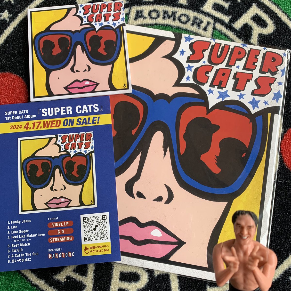 Good afternoon Aomori！
今日は“SUPER CATS”の1st デビュー・アルバムのVINYL LPとCDの発売日！
すでに予約でだいぶ動きがありましたのでチェックはお早めに！

BITTER DARTS
bitterdarts.com

#applebum #backchannel #newera #mixcd #レコード #中古レコード #青森洋服屋 #青森レコード