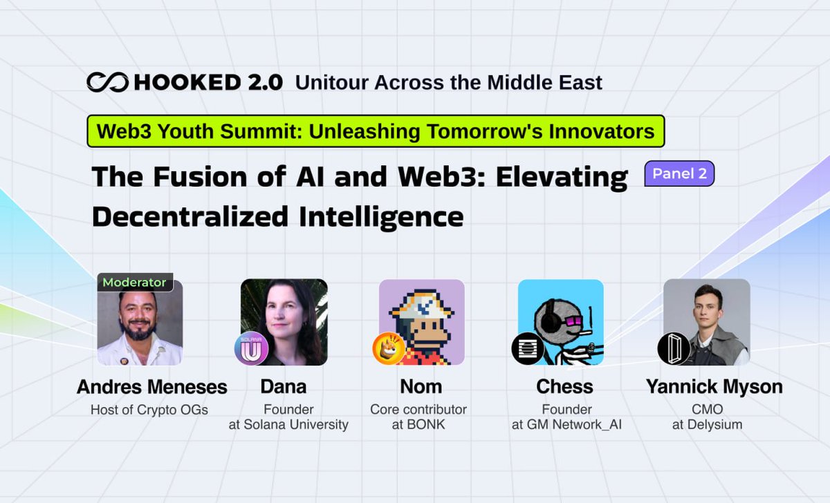 #NewEraofHOOKED #HookedUnitour 🔥HOOKED 2.0: Leading the Web3 Revolution for Next Generations in Web3 Youth Summit in Dubai! As global Web3 leaders gather for #Token2049 in Dubai, HOOKED 2.0 Unitour is diving deep into Web3 Education with Ecosystem Giants, celebrating the new…